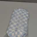 Blue And White Checker Bag Makeup