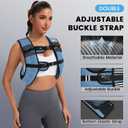 TB3C Weighted Vest Woman, 30 LB Weight Vest for Women, Plus Size womens weighted vest for Strength Training, Running, Workout, Jogging, Walking, Blue