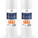 Aquaboon 5 Micron 20 x 4.5 Whole House Sediment Filter Cartridge 20 inch Water Filter Replacement Compatible with DGD-5005-20, FP25B, AP810-2, 2-Pack