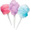 Perfectware Cotton Candy Paper Cones, White, 300 Count