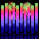 Taotuo Glow Stick Bulk 108PCS Led Foam Glow Sticks,Glow in The Dark Party Supplies with 3 Flashing Modes,Light up Foam Sticks for Wedding,Halloween, Christmas, Concerts, Birthday