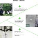 10FT Mosquito Net for Patio Umbrella Outdoors Screen Polyester Hanging Tent Mosquito Net Only (10FT)