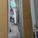 Moclever Universal Car Roof Rack Cross Bars - 165Lbs Capacity, Anti-Theft Lock & Low-Noise Design for Bikes/Kayaks/Cargo (Fits 42.91"-44.88" Rain Gutters) (2PCS Cargo Racks)