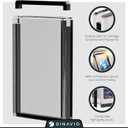 Dinavio Crafthouse PSA Graded Card Display Acrylic Case for Standard PSA and CGC Slabs - Slab Case - PSA Card Case - Graded Card Display Case - Updated Dimensions - Stand Included (Black Border)