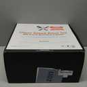 Large Glass Salad Bowl with Lid Set, 5.7 L Decorative Glass Mixing Bowl, Trifle and Serving Bowls with Lids as Cheese Charcuterie Board and Plate, Comes with Wood Serving Utensils