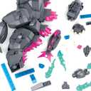 MEGA Godzilla x Kong The New Empire Building Set Action Figure Godzilla with 543 Pieces and Accessories, 8 Inches Tall, for Adult Collectors