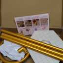 AerWo Upgraded 6FT Gender Reveal Balloon Arch Stand, DIY Question Mark Balloon Stand with Base, Adjustable Circle Heart Half-Arch Shape for Baby Shower Valentines Birthday Wedding Backdrop Decorations