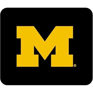 Mouse Pad, Fabric, University of Michigan Standard/Classic Black