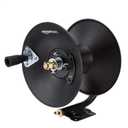 Amazon Basics Retractable Air Hose Reel - Fits 3/8-Inch 50-Feet Air Compressor Hoses, Portable, Works Well, 300PSI, Black, Hoses Excluded, Not for Water/Pressure Washers