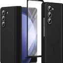 for Samsung Galaxy Z Fold 5 Case [Compatible with MagSafe] Built-in Screen Protector and Hinge Protection. Camera Protectionwith Magnetic Z Fold5 Case Phone Cover Protective - Black