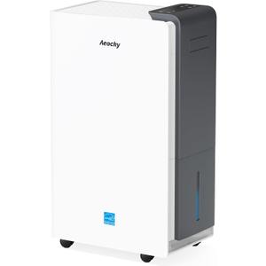 AEOCKY 5500 Sq.Ft Energy Star Most Efficient 2024 Dehumidifier, Max 105 Pint/Day Smart Compressor Dehumidifier with Drain Hose,Intelligent Humidistat,for Basement,Bedroom,Home,Bathroom