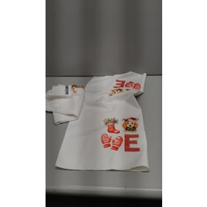 Microfiber Dish Towel Sublimation Blank Towels with print DIY Microfiber Dishes Drying Towel and Kitchen Cleaning Cloth Waffle Towels 16inch X 24inch (2 Pack White)