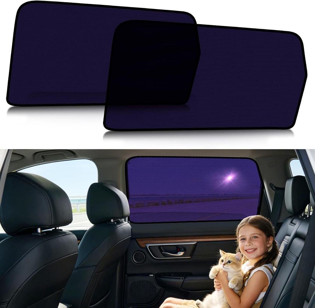ZATOOTO Honda CRV Sun Shade 2017-2022, UV Protection & Anti-Glare | Semi-permeable Static Cling, Bluish-Purple Film | Block Harsh Sunlight | For Baby | Rear Window Sun Shade with Storage Bag
