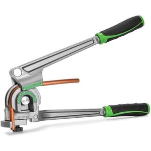 Antstone 1/4” 3/8” 1/2” O.D. Tubing Bender 3 in 1 Tube Bender 180° HVAC Copper Aluminum Tubes Bending Tool for Air Conditioning Refrigeration Repair