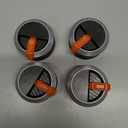 Gas Griddle Grill Orange Knobs Replacement for Blackstone 1666 1517 1554 1825 1836 Gas Griddle Knobs Walmart Knobs, 4 Burner Control Knob for Blackstone 17/22/28/36 inch Griddle Accessories, 4 Pack