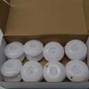 Homemory 24 Pack 3 Flameless Led Floating Candles, 200 Hour White Battery Operate Waterproof Tealights for Cylinder Vases, Centerpieces at Wedding Decor, Party, Pool