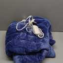 Electric Heated Blanket Full Size 72''x84'' Soft Flannel & Sherpa Electric Blanket with 10 Heating Levels, Automatically Shut Down After 8h with Overheat Protection, Machine Washable 