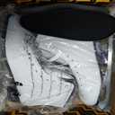 MammyGol Womens/Misses/Girls Lace up Light Support Ice Figure Skates Women White, Women 8 / Men 7