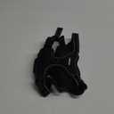 rabbitgoo Dog Harness No Pull with 2 Leash Clips, Adjustable Soft Padded, Reflective Oxford No Choke Pet Vest with Easy Control Handle for Large Dogs, Black, XL