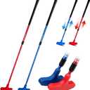 THIODOON Golf Putters for Men and Women Two-Way Kids Putter Mini Golf Putter for Right or Left Handed Golfers Adjustable Length Golf Putter Suitable for Children, Teenagers and Adults (2 Pack, Red+Blue)