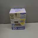 10 Pack Jumbo Vacuum Storage Bags with Hand Pump, 80% Storage Space Saving, Sturdy Leak-Free Space Saver Vacuum Seal Bags for Clothing, Vacuum Compression Bags for Travel Lugggage Blankets Comforters