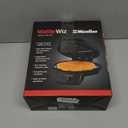 Mueller Heart 5 Waffle Maker, Waffle Iron, Adjustable Browning Control & Nonstick, Cool Touch Handle, Easy to Clean, Small Kitchen Appliances