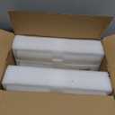 9 Pcs White Flameless Candles Flat Top LED Candles with Remote Timer, Pillar Flameless Candle Bulk Flickering Battery Operated Candle for Wedding Festival Outdoor Home Decor D 3'' H 6''