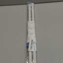 2 Pack Tension Curtain Rod 15.7-28 Inch, Small Short Adjustable Extendable Spring Loaded Rods for Windows Cabinet Blinds Closet Bedroom Kitchen Bathroom Door No Drilling, White