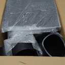 MOOSUN 4 inch Cold Air Intake Black Tube + Heat Shield for 1999-2006 GMC/Chevy V8 4.8L/5.3L/6.0L Silverado 1500/2500/3500 Black