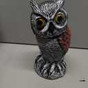 Fake owl Statue Decor 1Pack with Wind Panel, Fake Owls Waterproof for Garden Plant Orchard, Plastic owl Decor for Outside Indoor Patio Garden Yard Home Outdoor Decor