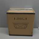 Flush Mount Ceiling Light Fixture Black, 2-Light Modern Farmhouse Porch Light Ceiling Mount for Outdoor, Indoor Flush Mount Lights Fixture for Hallway Foyer Kitchen Bathroom with Seeded Glass