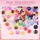 2 x 28000 Pcs/Box Nail Art Rhinestones,28 Colors 3mm Flat-Bottomed Round Nail Rhinestones Glitter Crystal Gem Rhinestone,DIY Decoration Accessories
