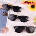 MIAHART 48 Pack Kids Party Sunglasses Bulk for Summer Party Favors Boys and Girls Birthday Party Goody Bag Fillers