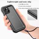 Cozycase TOP Military IP68 Waterproof Case for iPhone 13 Mini - Heavy Duty 360 Shockproof Full Body with Screen Camera Protector Double Water Dust Drop Proof Hard Rugged Tough Bumper Front Back Cover