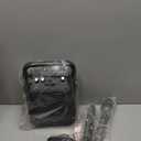 Karaoke Machine, Portable Bluetooth Speaker with 2 Wireless Microphones for Adults & Kids with Lights, Karaoke Microphone with PA System Supports USB/TF/REC/FM/AUX for Home Party Home System Packages (Black)