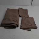 Lovque Duvet Cover Set Queen Size Bedding Sheets Duvet Cover + 2 Pillow Case Brown