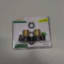 HQMPC Heavy Duty Brass Shut Off Valve Garden Hose Shut Off Valve Garden Hose Connector (2PCS) +4 Extra Pressure Washers (1)