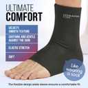 Ankle Compression Sleeve for Achilles Tendonitis Relief, Ankle Ice Pack Wrap, Foot Brace Sprained Ankle Support for Women and Men, Freeze Cold Packs for Plantar Fasciitis