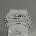 Roowest 2 Pcs Bow Carved Appliques Onlays White PVC Appliques for Furniture Decorative 3D Roses Carved Onlay DIY Decorative for Cabinet Dresser Bed Door Wall Wardrobe Ceiling