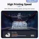 Official Creality Ender 5 S1 3D Printer 250mm/s Printing Speed with CR Touch Auto Leveling, Sprite Extruder, High Precision Z-axis, Removable PC Build Plat