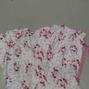 HUE Womens Printed Knit Long Pajama Sleep Pant (Medium, White - Flamingals)