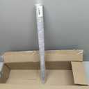 Homein Window Privacy Film, Frosted Glass Window Film Decorative, Non Adhesive Glass Clings, Static Cling Door Coverings, UV Blocking Privacy Sticker for Home, Pure Wave, 23.6 x 78.7 inches