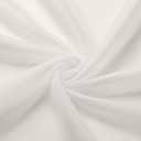 OVZME 4 Panels Recycle Voile Sheer Curtains 84 Inches Long for Living Room Window, Total 168" Width by 84" Length Rod Pocket Window Treatments for Bedroom, Each 42x84 Inches, Beige