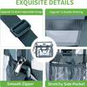 MAY TREE Clear Bag for Stadium Events 12612 Clear Tote Lunch Bag with Reinforced Straps for Work, Sporting Events and Gym, Grey