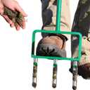 Landzie - The Original Hollow Tine Lawn Aerator Tool - 42 Inch Core Aerator and Grass Aeration Tool Lawn Tools - Stainless Steel Manual Lawn Aerator Plug Aerator and Aerator Lawn Tool