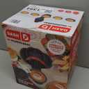 Dash Holiday MultiMaker Mini System - Includes Seasonal Snowflake, Pumpkin, Heart, Santa, and Classic Waffle Plates - Red, Six 4-Inch Removable Plates