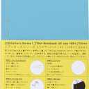 Nitoms S4110 STALOGY Notebook, A5, Squared, 1/2 Ear, Blue