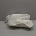 MINTWOOD Design 112L Extra Large Blanket Basket Holder Living Room, 25"x17"x16" Rectangle Rope Woven Storage Basket with Handles for Laundry, Towels, Shoes, Dog Toy Organizer Bin Box, Creamy White