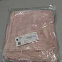 decorUhome Chenille Blush Pink Summer Throw Pillow Covers 18x18 Inch Set of 2, Decorative Soft Couch Pillow Covers Solid Dyed Accent Farmhouse Neutral Square Pillow Cases for Sofa