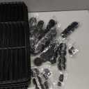 Small Animal Playpen, Guinea Pig Cages, Pet Playpen, Rabbit Cage,Small Animal Cage, Puppy Kitten Dog Playpen, Indoor Outdoor Portable Metal Wire Yard Fence,15 X 12 Inch, 24 Panels, Black